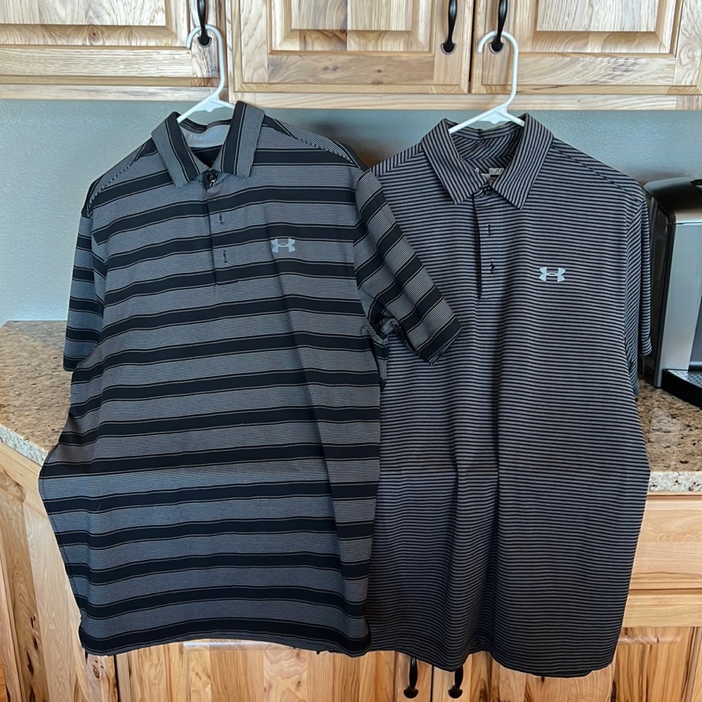 2- Under Armour Polos